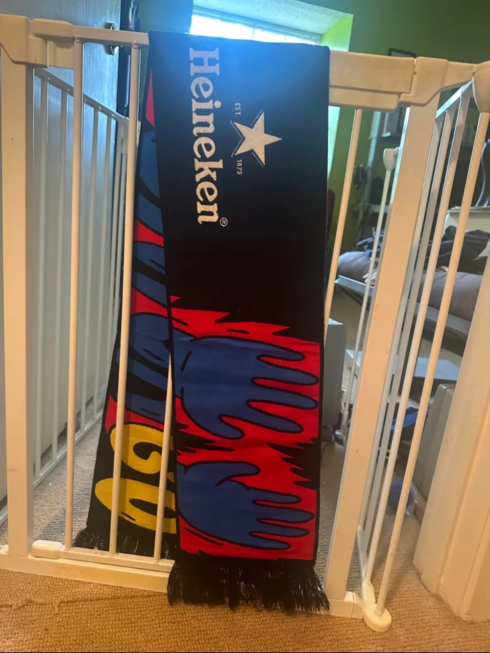 Chicago Fire Football Club Black & Yellow Supporter Scarf